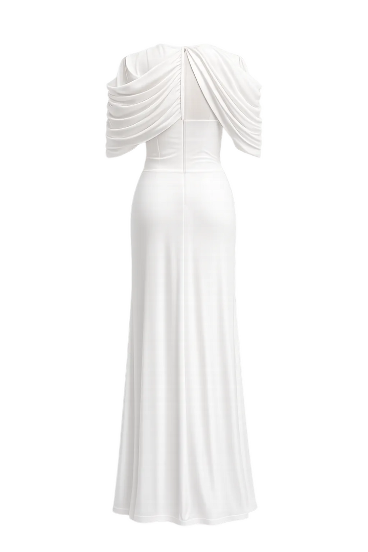 Draped One-Shoulder Maxi Dress - Grace