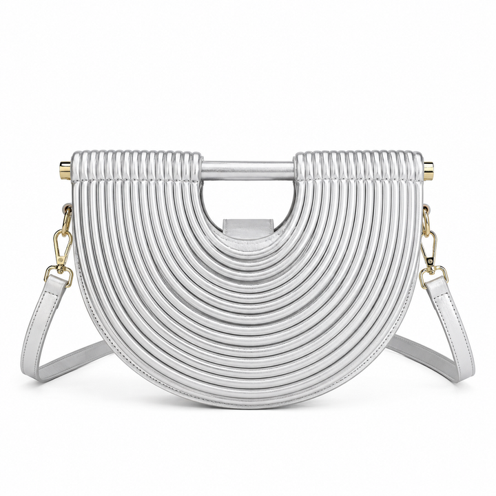 Gold Sculpted Arc Evening Bag – ORLÉVIA