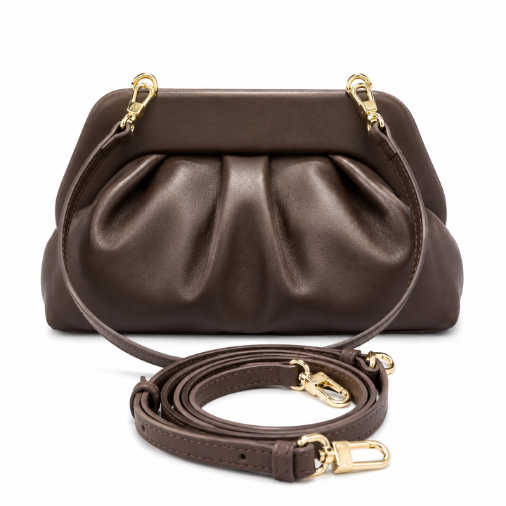 Soft Pleated Crossbody Clutch Bag – NUDELLE