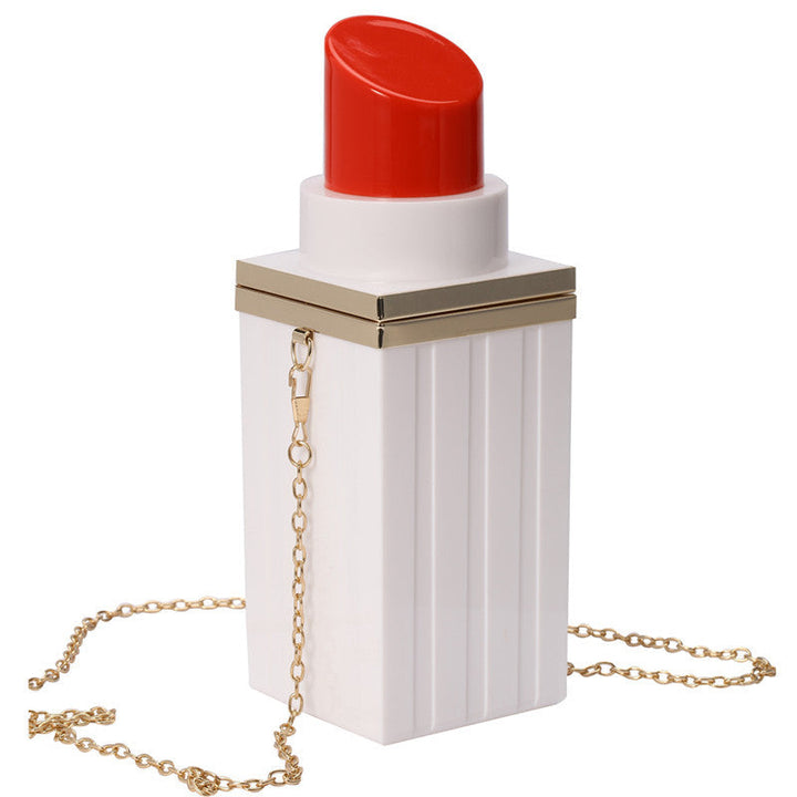 Lipstick Shape Clutch Bag - ROSÉLUX