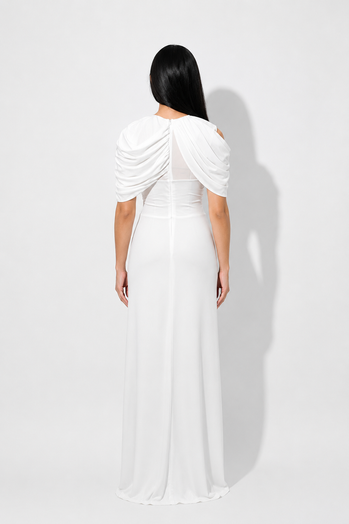 Draped One-Shoulder Maxi Dress - Grace