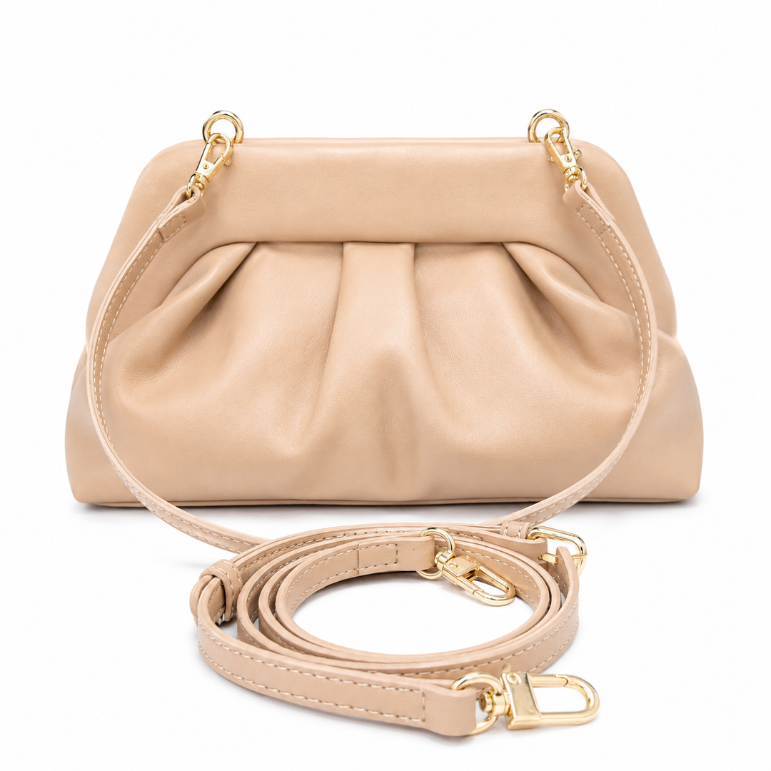 Soft Pleated Crossbody Clutch Bag – NUDELLE