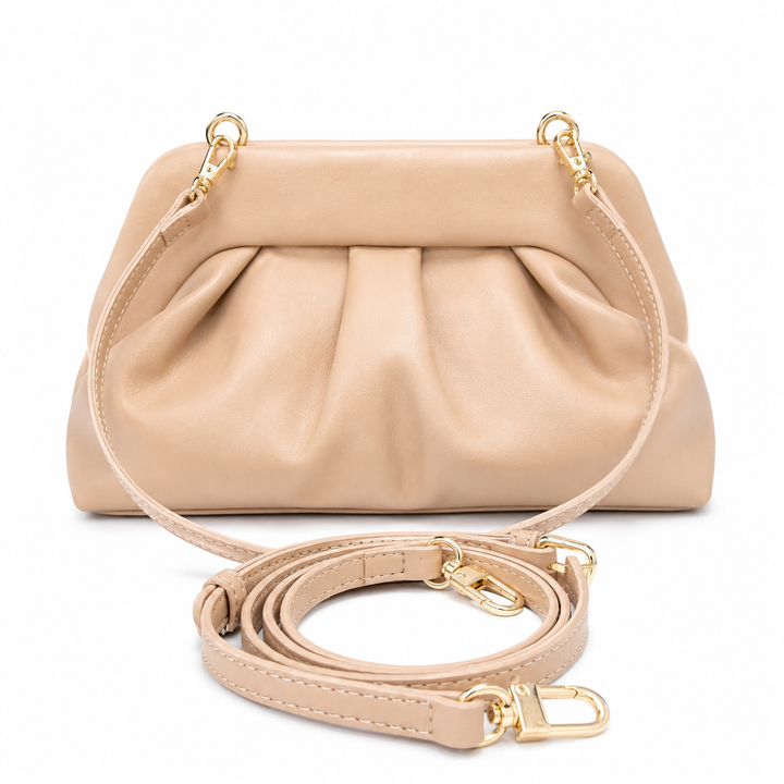 Soft Pleated Crossbody Clutch Bag – NUDELLE