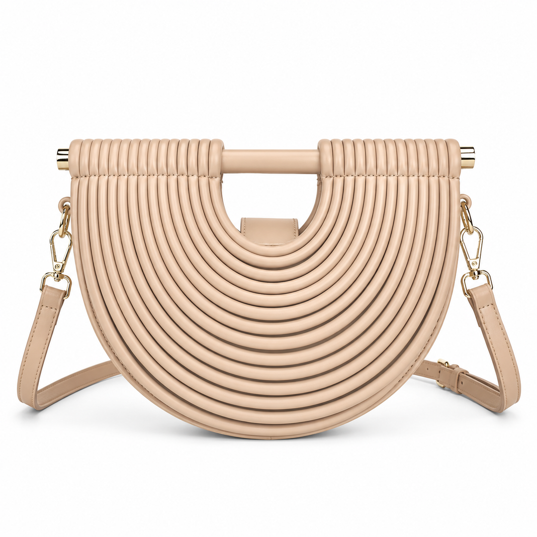 Gold Sculpted Arc Evening Bag – ORLÉVIA