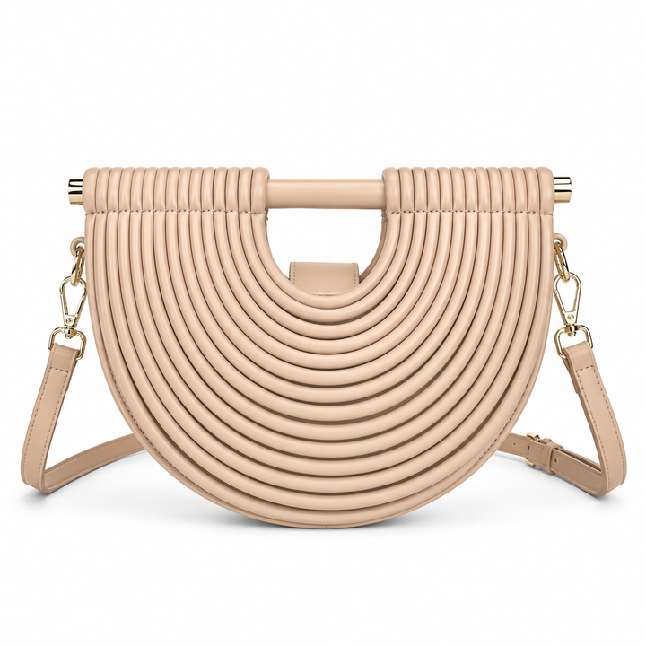Gold Sculpted Arc Evening Bag – ORLÉVIA