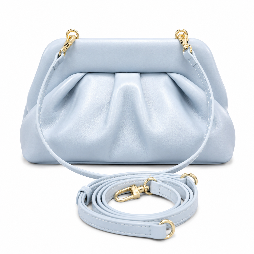 Soft Pleated Crossbody Clutch Bag – NUDELLE