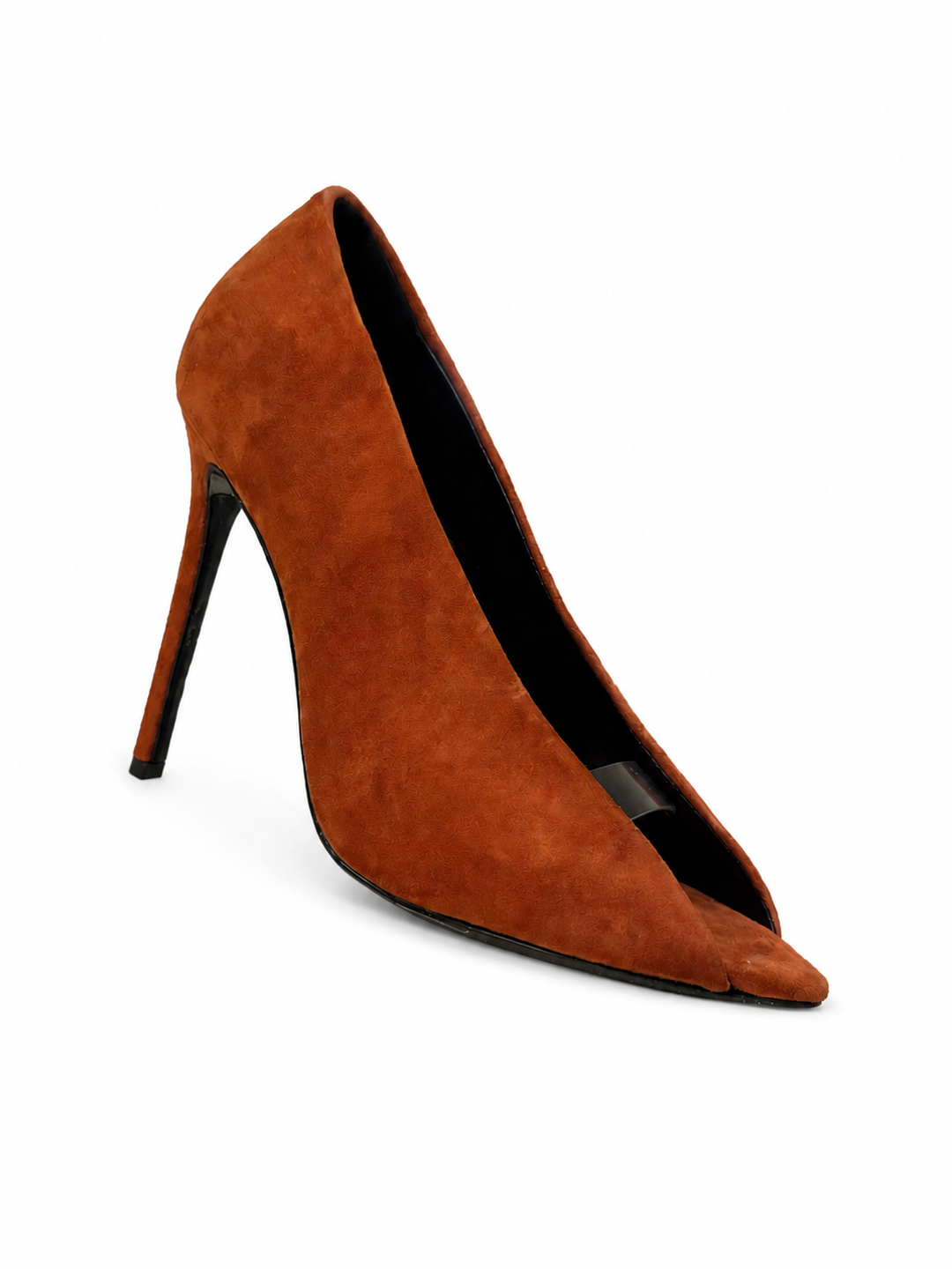 Dark Chocolate Suede Stiletto Pumps – Timeless