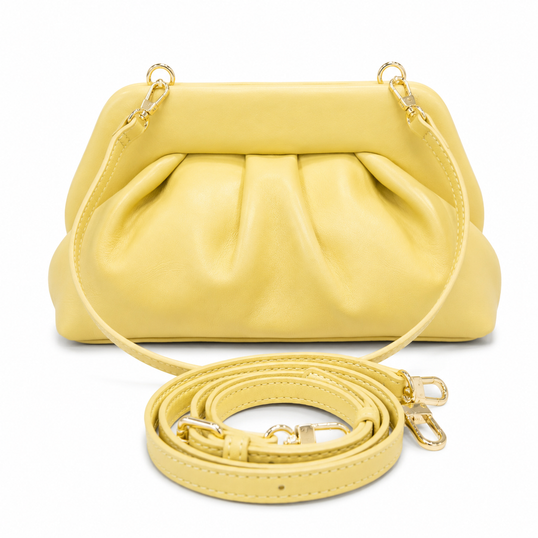 Soft Pleated Crossbody Clutch Bag – NUDELLE
