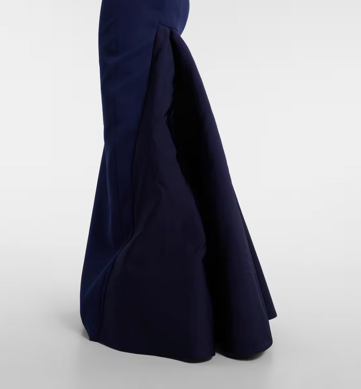 sleeveless column gown with embellished shoulder straps – VALERIA