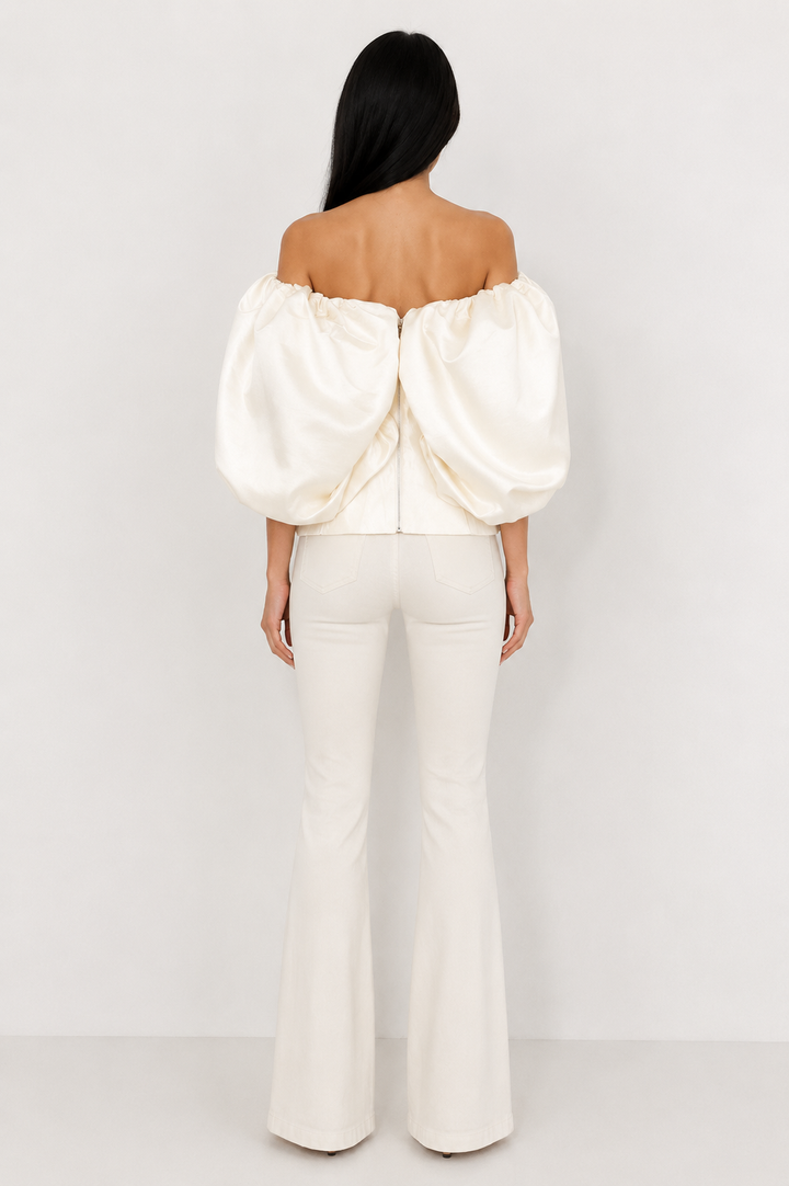Off-Shoulder Puff Top - Statement