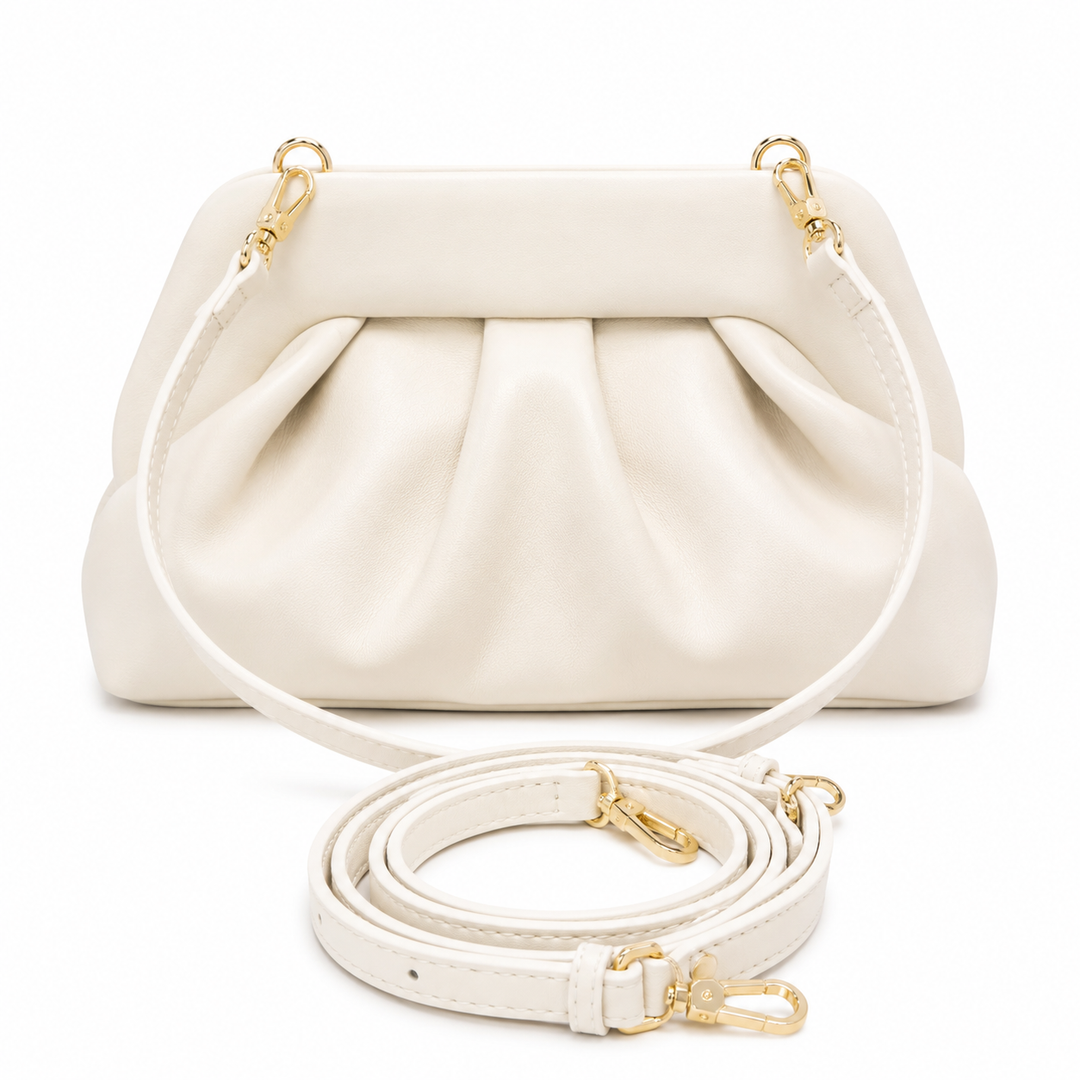 Soft Pleated Crossbody Clutch Bag – NUDELLE