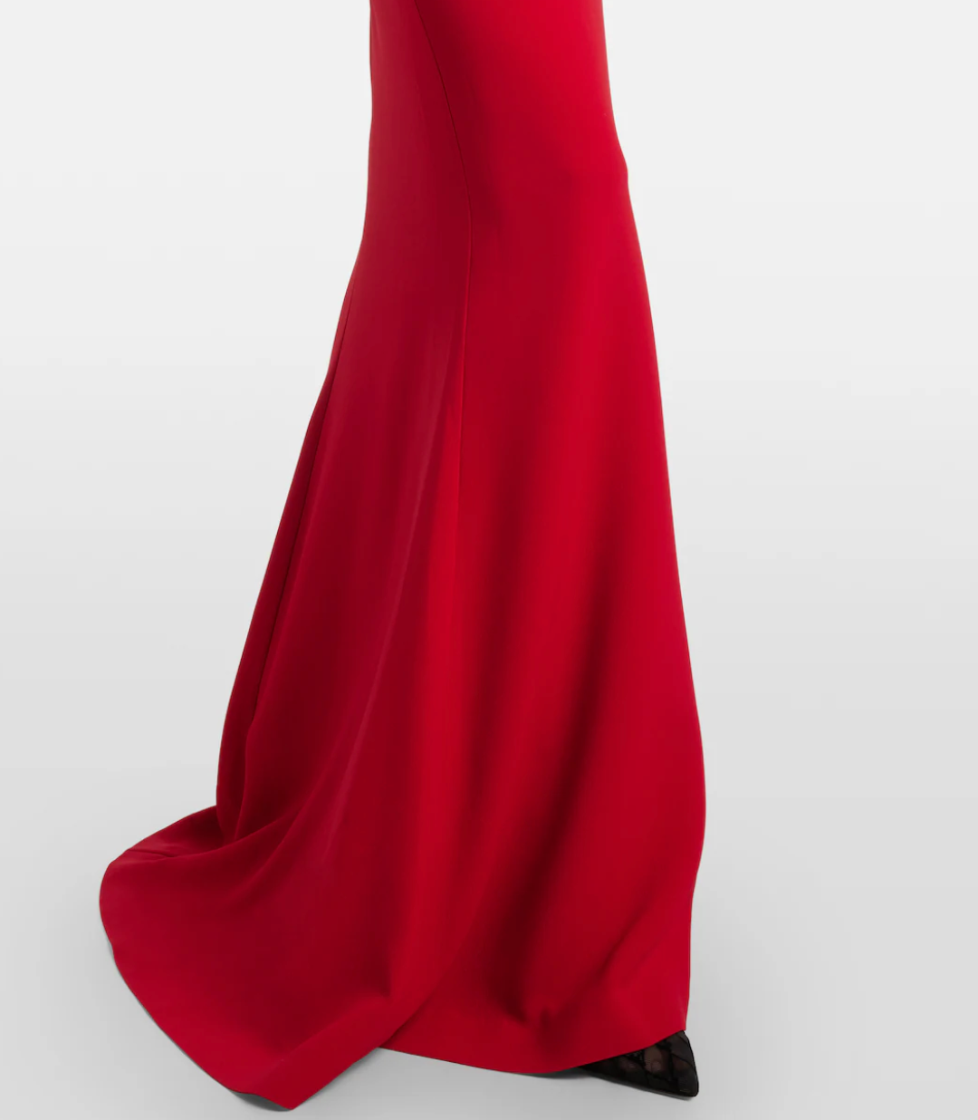 halter twist-neck column gown – SERENA