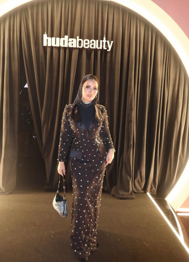 Fully beaded blazer dress- ODD- Rawaa