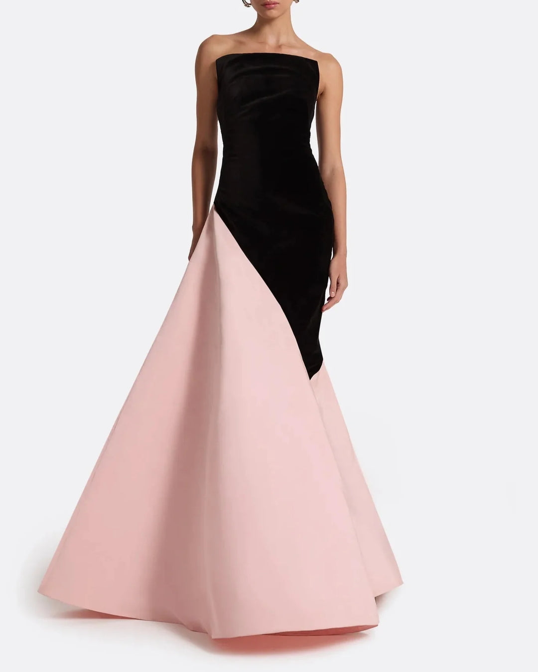 Strapless evening dress with bodice - Lucy-1