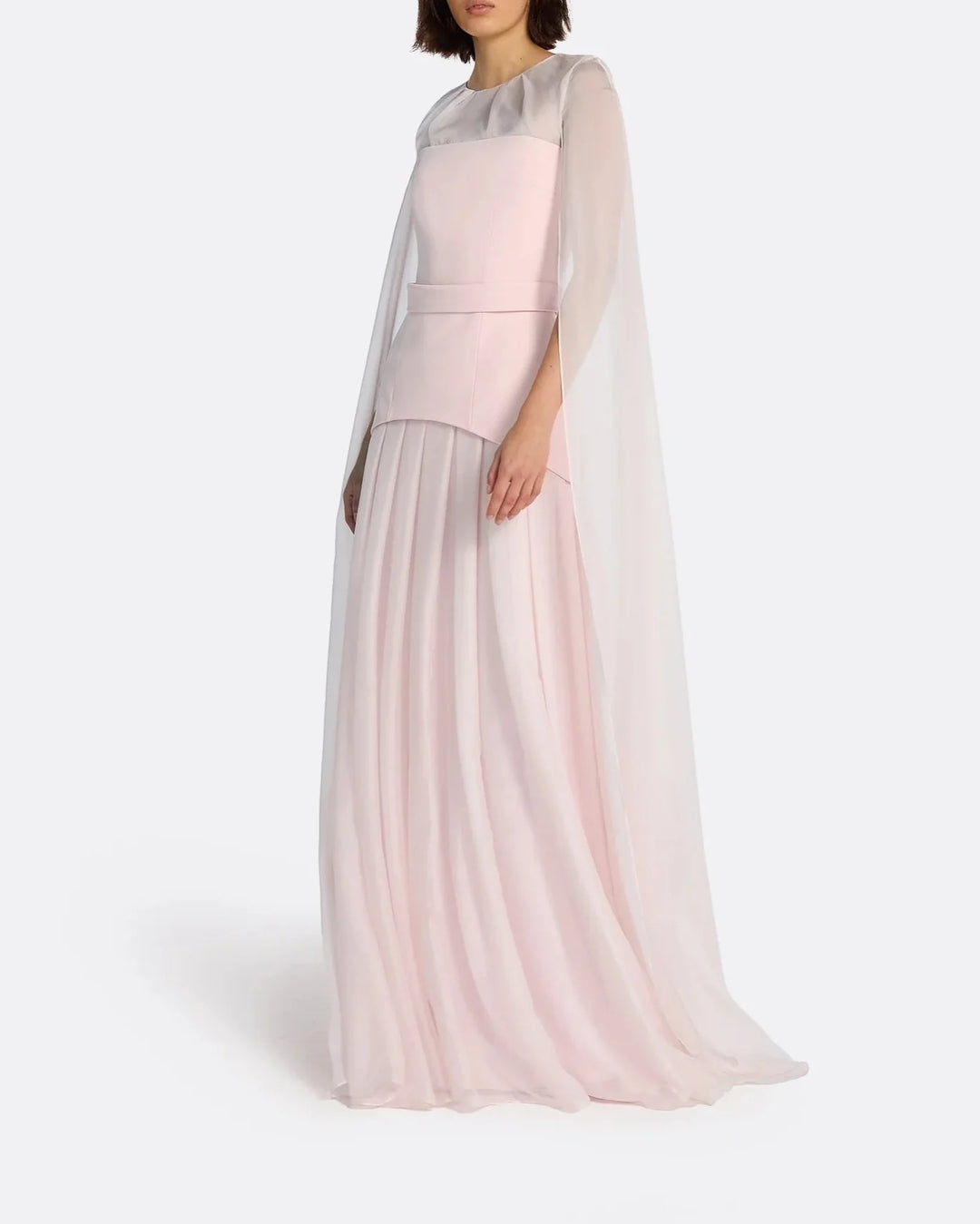 Long Sleeve Multi-Layer Dress - BLUSH-1