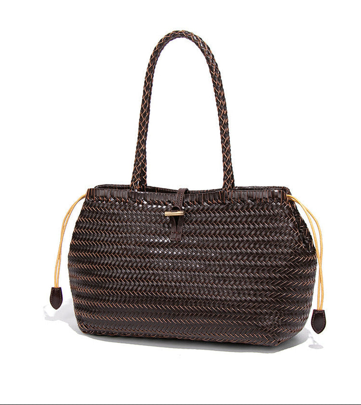 Handwoven Leather Tote Bag – BRAID