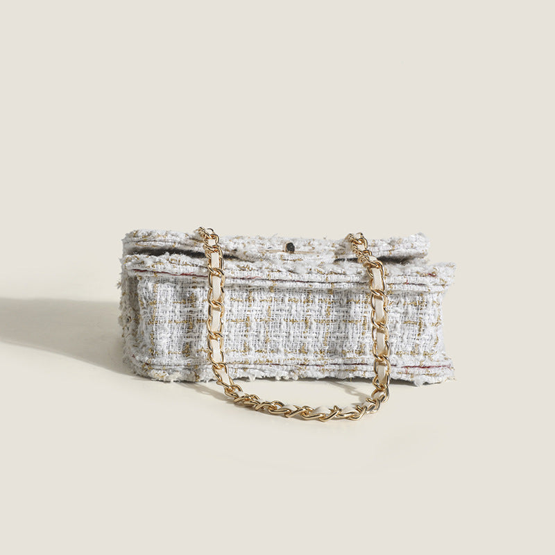 Luxury Tweed Chain Bag - Classic