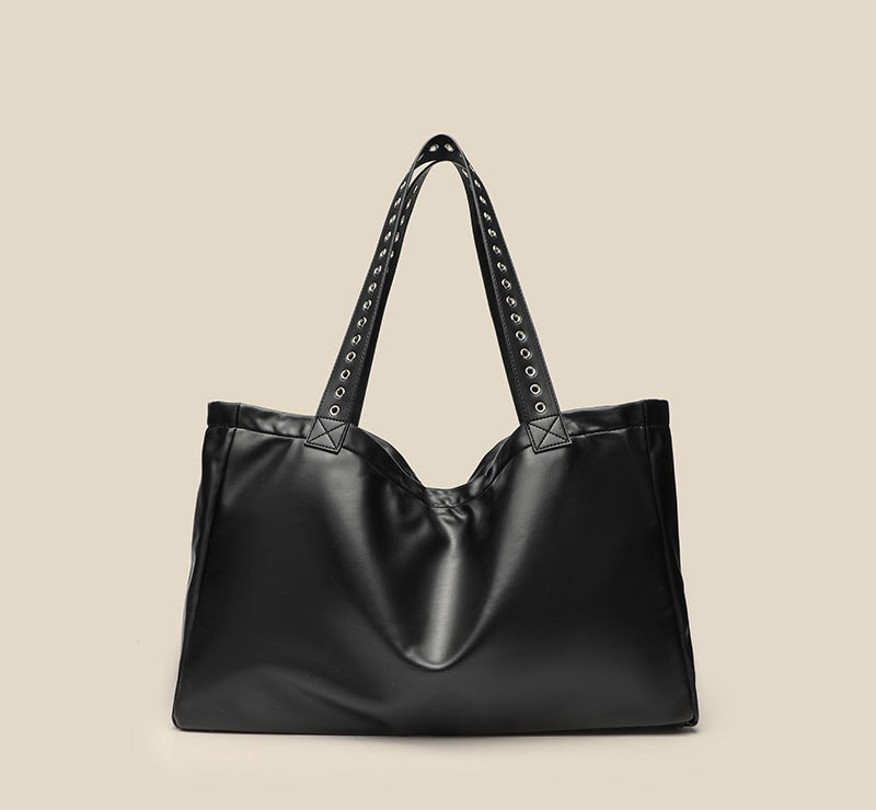 Studded Soft Tote Bag - ÉLUNOR