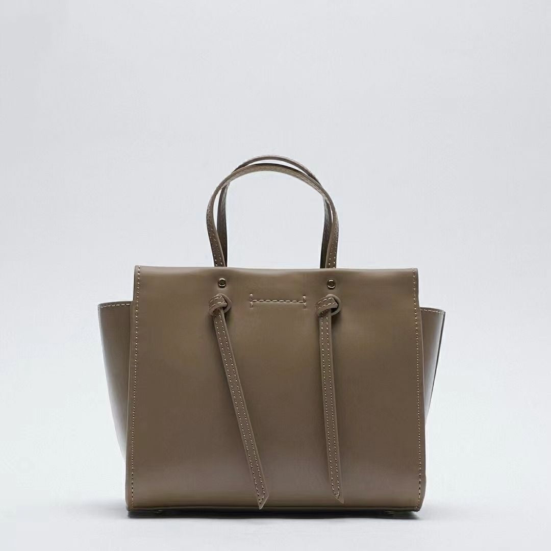 Burgundy Structured Mini Tote Bag – VARELLE