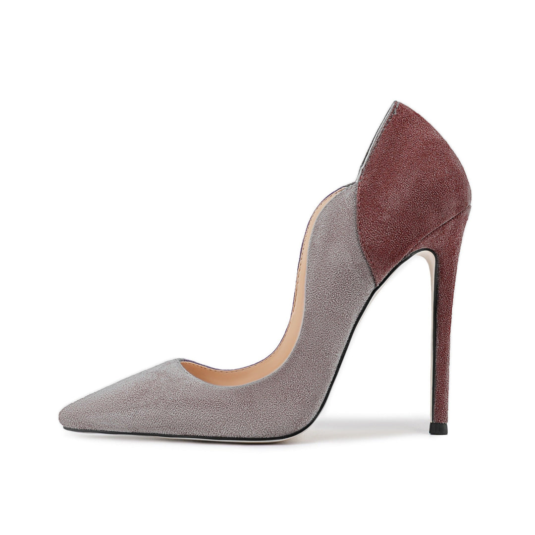Fuchsia Suede Stiletto Pumps – Royal