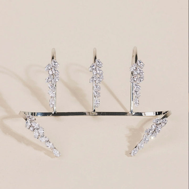 crystal cluster multi-finger ring – Acham