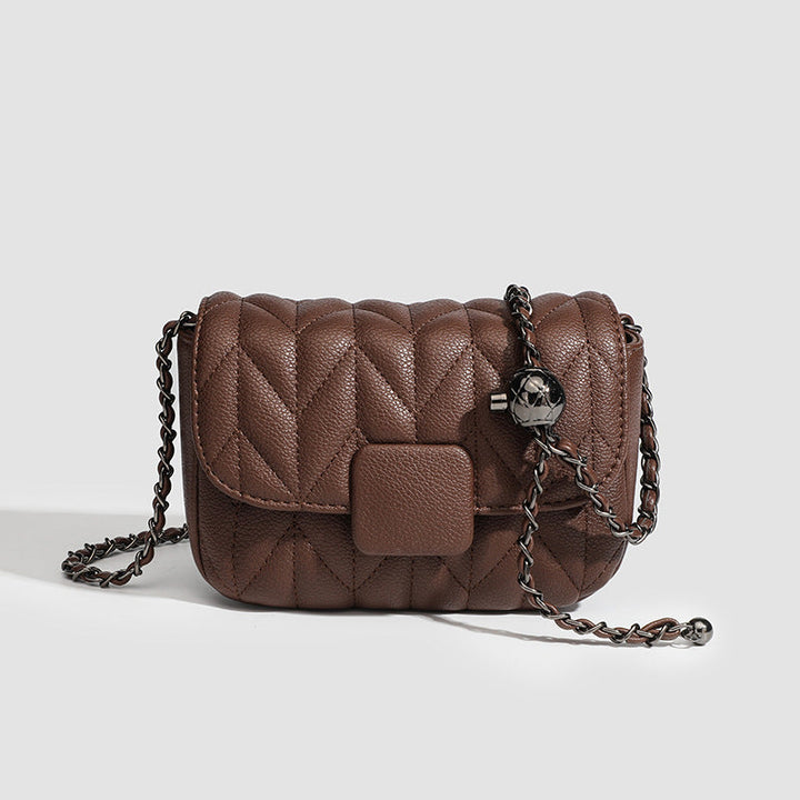 Quilted Chain Crossbody Bag - Classic
