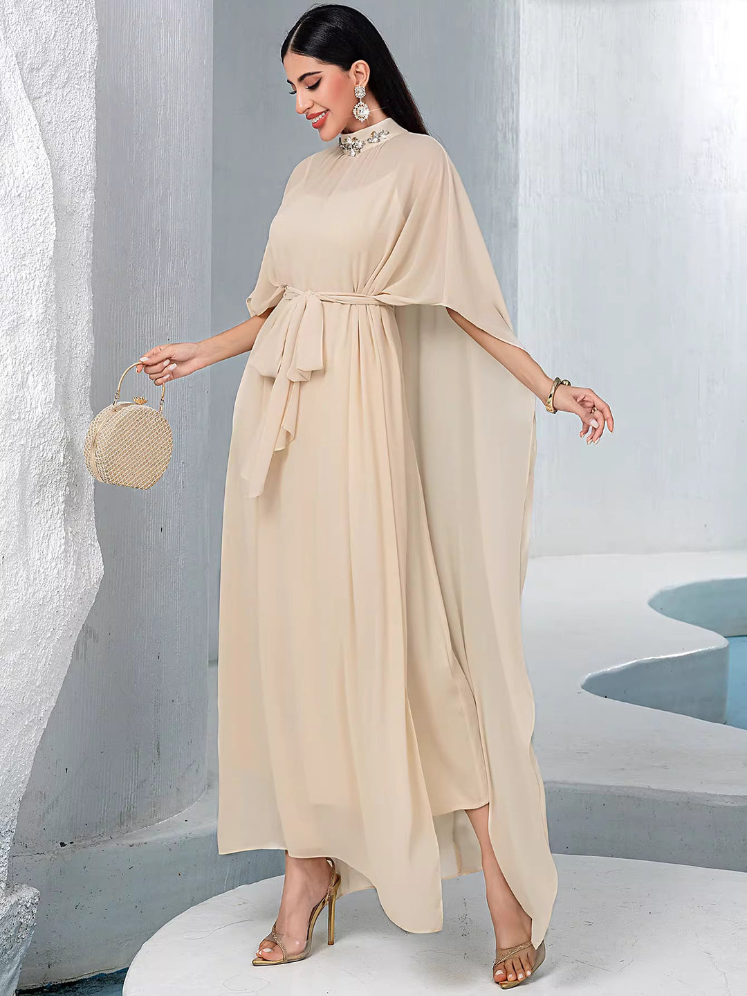 Elegant Sleeveless Maxi Dress – LUMINA