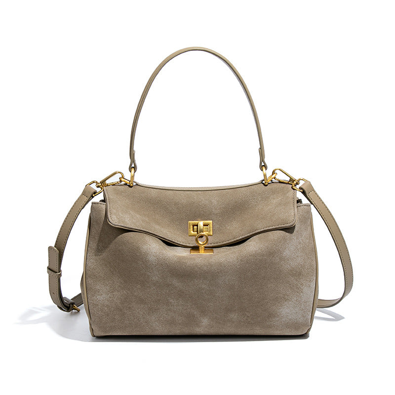 Vintage Luxe Shoulder Bag – CAFÉ