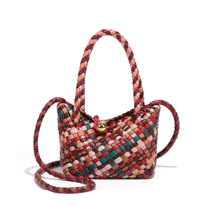 Woven Mini Shoulder Bag – SAGE