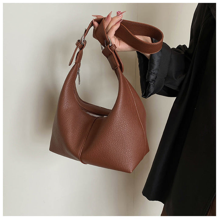 Mini Leather Hobo Shoulder Bag – SIENNA