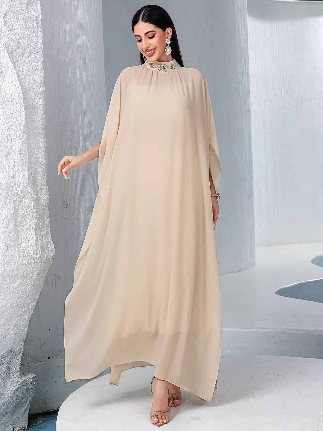 Elegant Sleeveless Maxi Dress – LUMINA