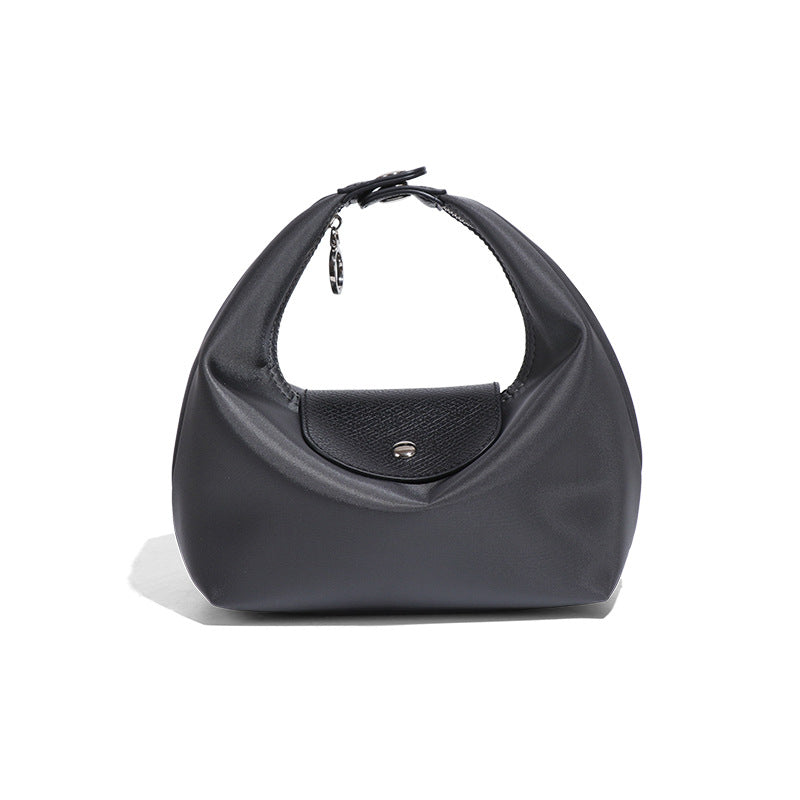 Blush Mini Crescent Handbag – LUNÉA