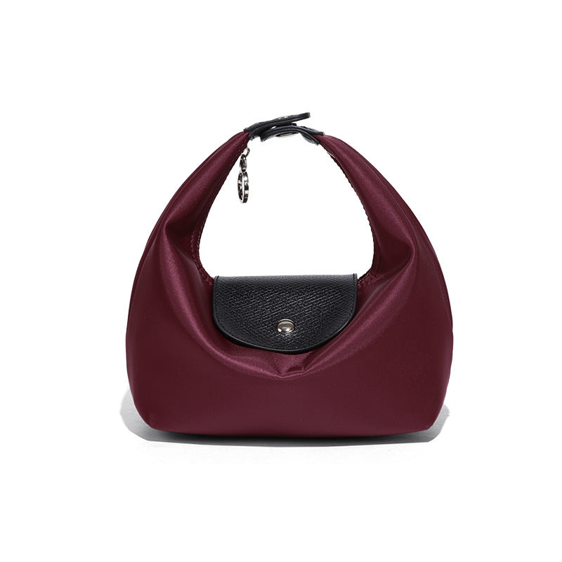 Blush Mini Crescent Handbag – LUNÉA
