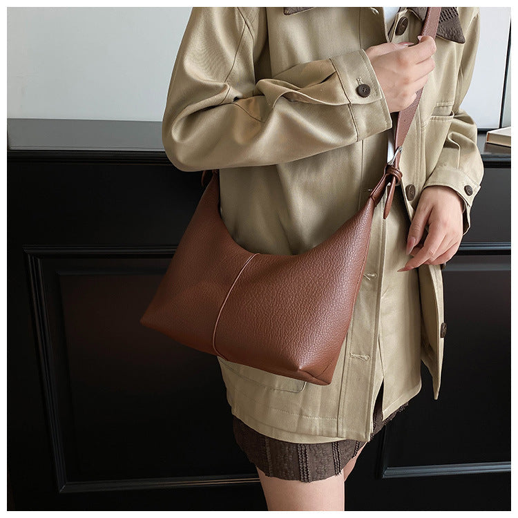 Mini Leather Hobo Shoulder Bag – SIENNA