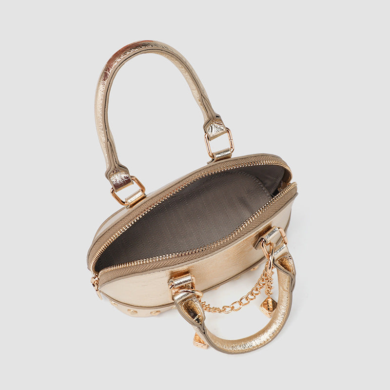 Luxe Chain Stud Mini Handbag - Bag