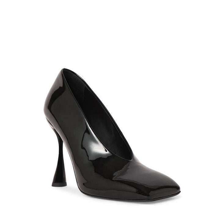 Two-Tone Sculpted Heel Pumps – MONOCHROME