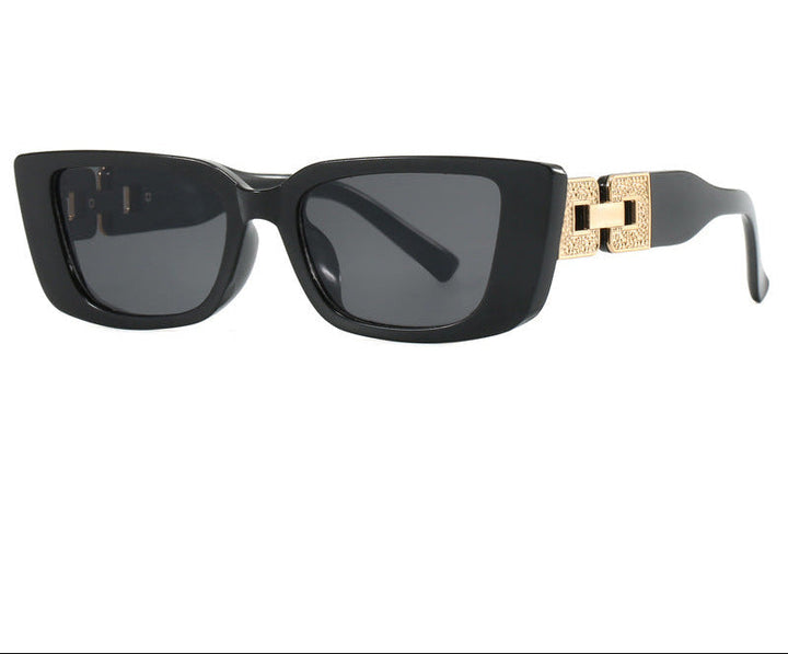 Golden Accent Square Sunglasses – BLUSH