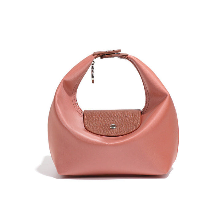 Blush Mini Crescent Handbag – LUNÉA