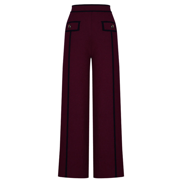 long sleeve tailored suit with contrast piping - ODD- DORRAZLI