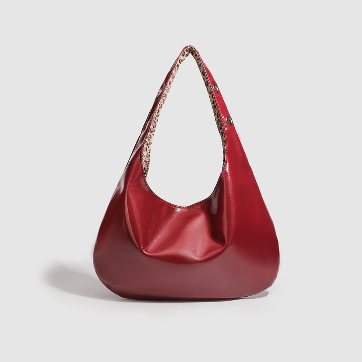 Minimalist Leather Hobo Bag - Urban