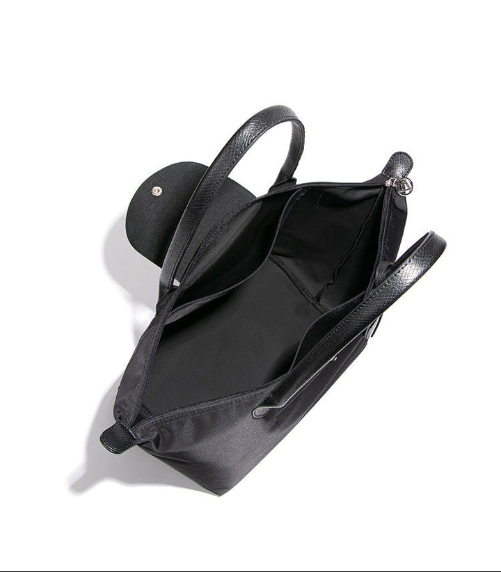 Classic Leather Tote Bag – NOIR
