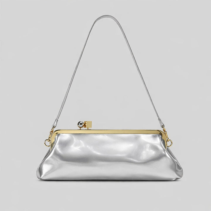 Luxury Gold Frame Clutch Shoulder Bag-TIAMMO