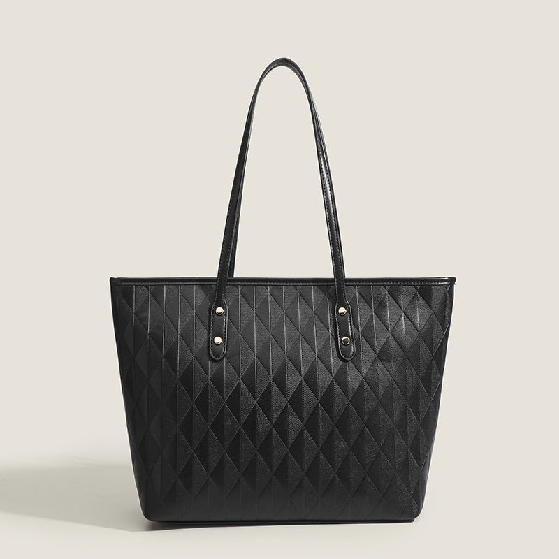 Elegant Quilted Tote Bag - Timeless