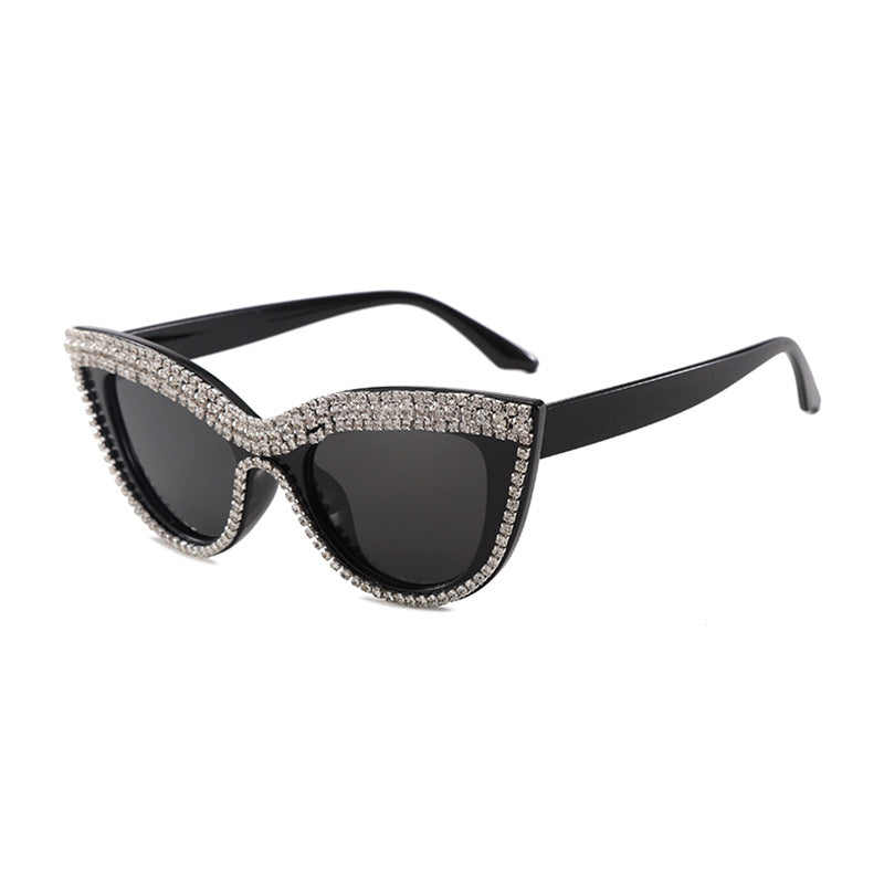 Diamond Luxe Cat-Eye Sunglasses – CRYSTALLINE