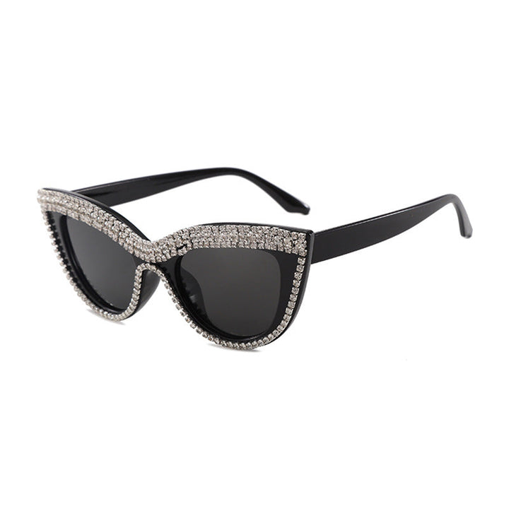 Diamond Luxe Cat-Eye Sunglasses – CRYSTALLINE