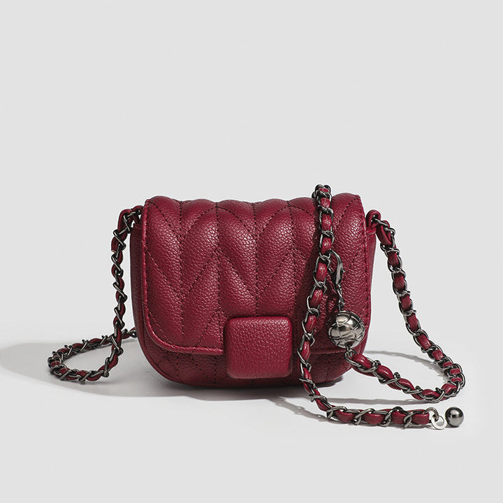 Quilted Chain Crossbody Bag - Classic