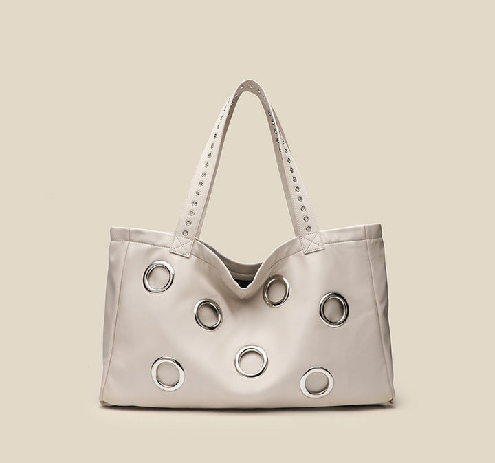Studded Soft Tote Bag - ÉLUNOR