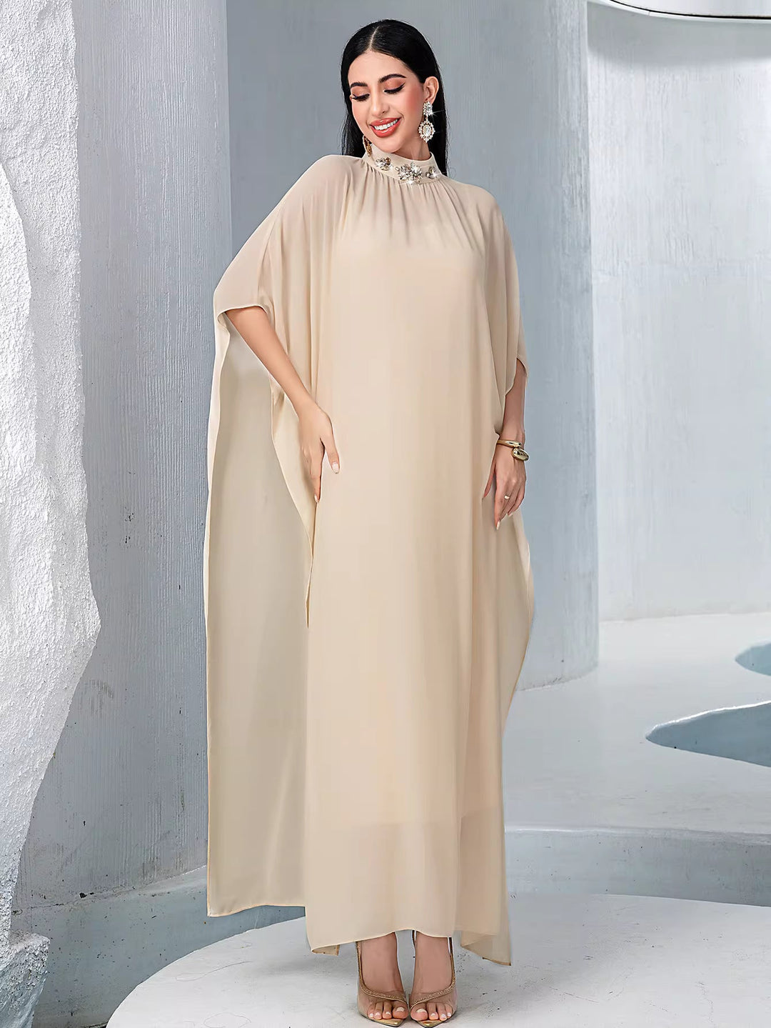 Elegant Sleeveless Maxi Dress – LUMINA