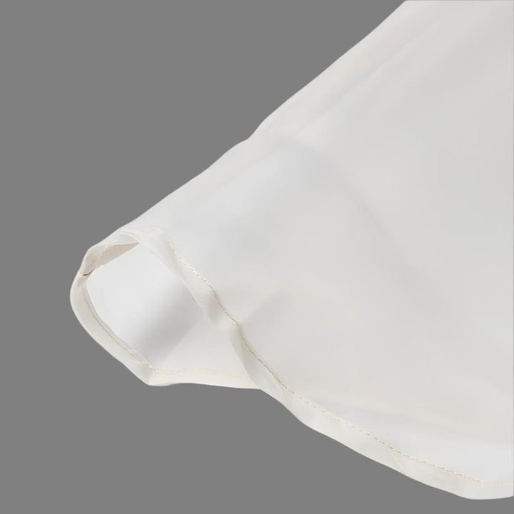 White blouse with floral design - Celtam