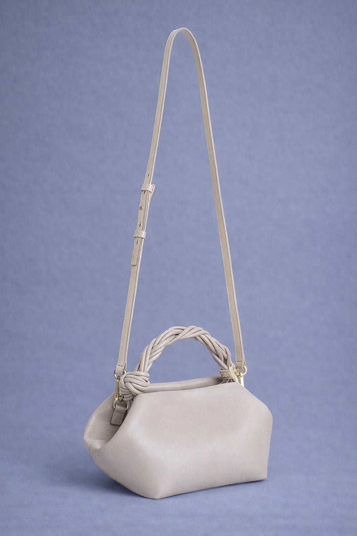 mini shoulder bag with braided handle detail – KNOT